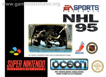Cover NHL '95 for Super Nintendo
